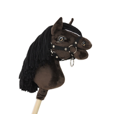 Stokpaard Hobby Paard Donkere Baai A4