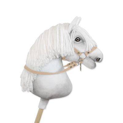 Teugels voor stokpaard Beige