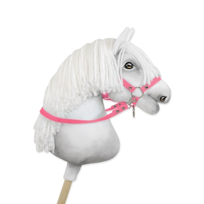 Teugels voor stokpaard Roze