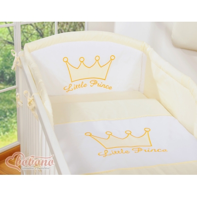 Universele Bedbumper voor Ledikant -  Ivoor Little Prince Princess