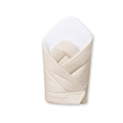 Wikkeldeken - Harten Beige Polkaprikker
