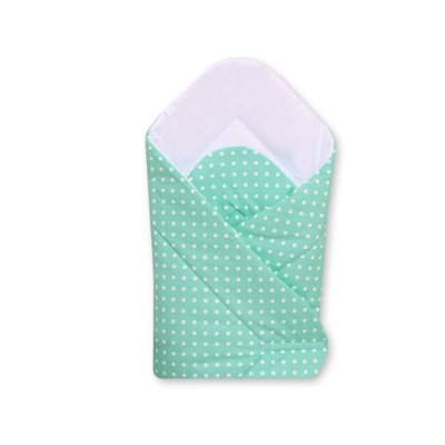 Wikkeldeken - Harten Mint Polkaprikker