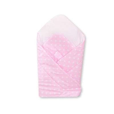 Wikkeldeken - Harten Roze Polkaprikker
