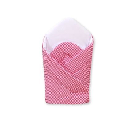 Wikkeldoek  - Harten Roze Geruit