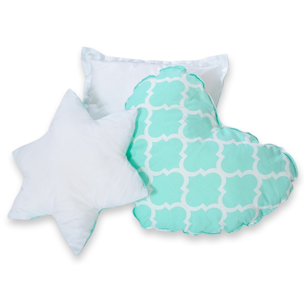 3-delige Kussenset Mint Marokko