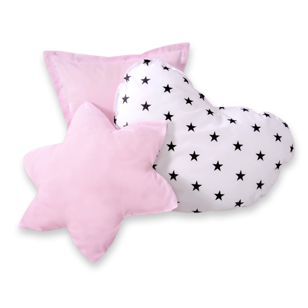 3 st Kussens voor Tipi Speeltent Roze