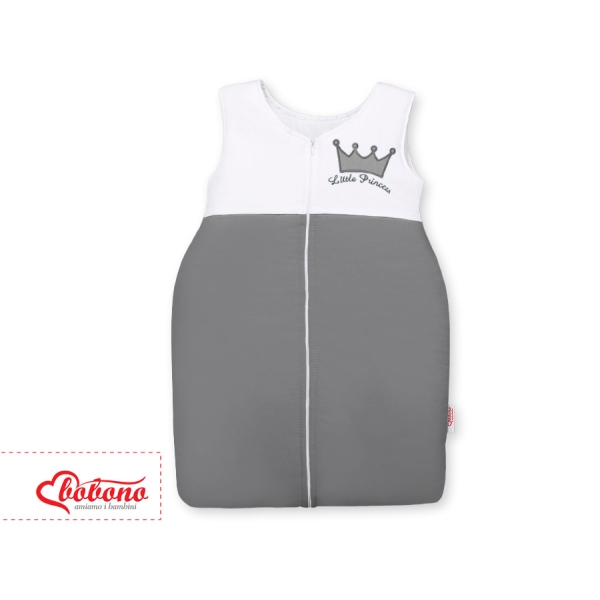 Baby Slaapzak  -  Antraciet Little Prince Princess