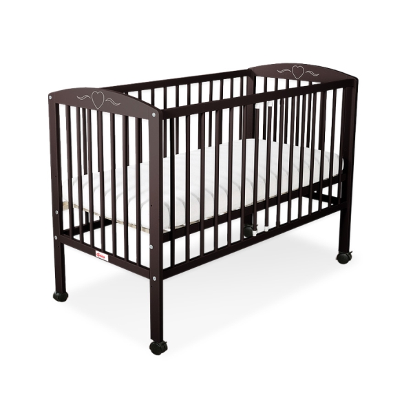 Babybed 120x60 cm - Harten Bruin