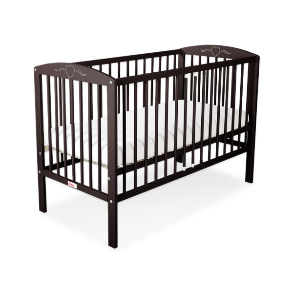 Babybed 120x60 cm - Harten Bruin