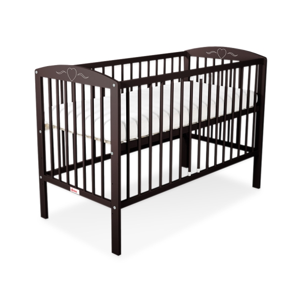 Babybed 120x60 cm - Harten Bruin