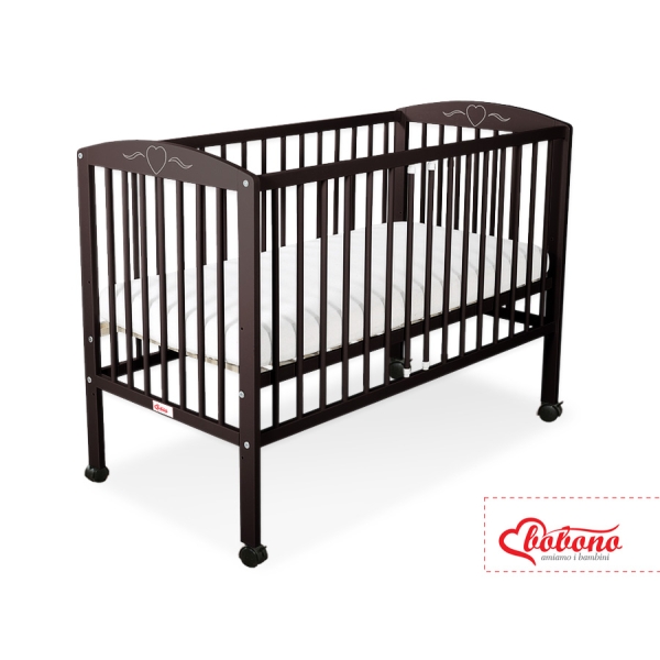Babybed 120x60 cm - Harten Bruin
