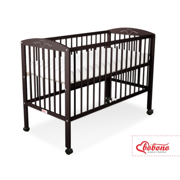 Babybed 120x60 cm - Harten Bruin