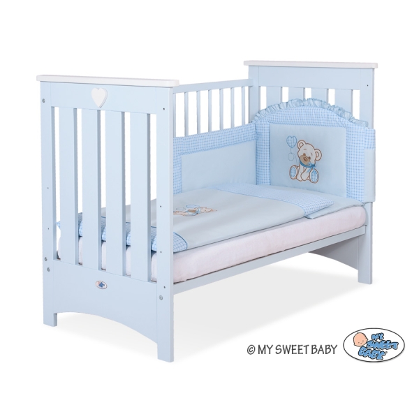 Babybed 120x60 cm - Lorenzo III Blauw