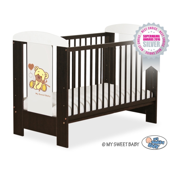 Babybed 120x60 cm - Tedy Bear with bow Bruin Bear With Bow