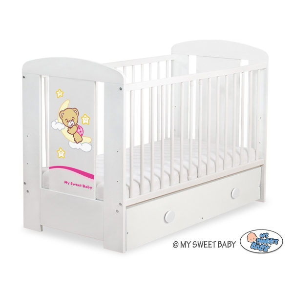 Babybed met Lade 120x60 cm - Good Night MAXI Welterusten
