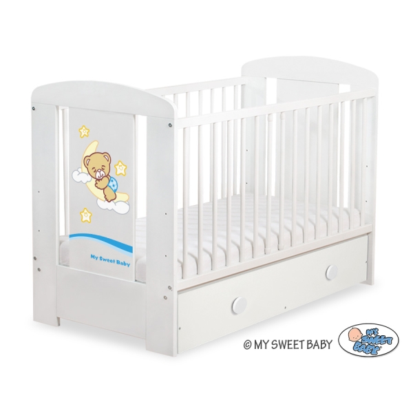 Babybed met Lade 120x60 cm - Good Night MAXI Welterusten