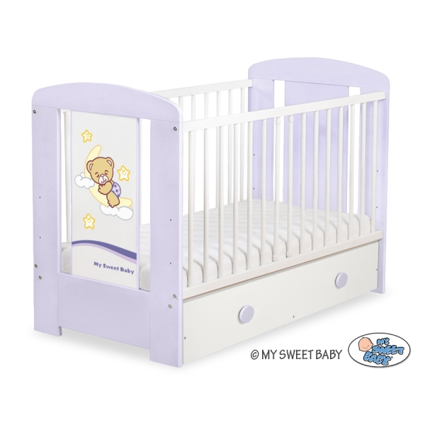 Babybed met Lade 120x60 cm - Good Night MAXI Welterusten