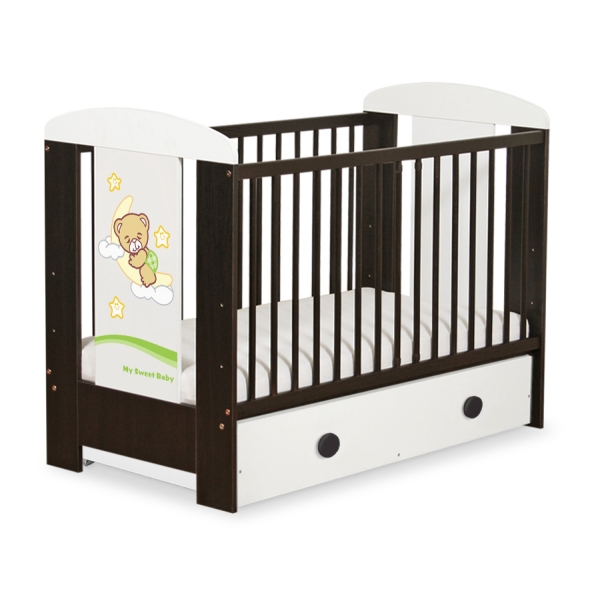 Babybed met Lade 120x60 cm - Good Night MAXI Welterusten
