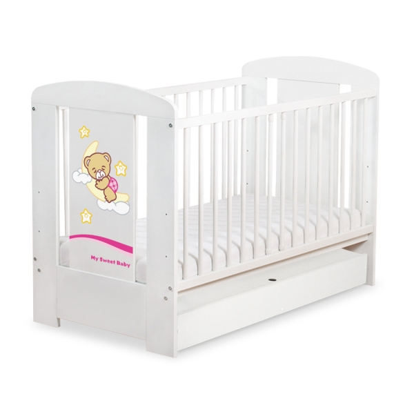 Babybed met Lade 120x60 cm - Good Night STANDARD Welterusten
