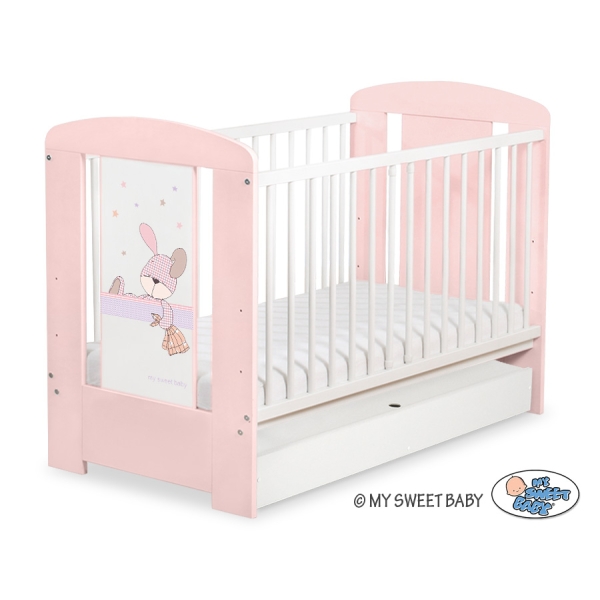 Babybed met Lade 120x60 cm - Happy balloons STANDARD