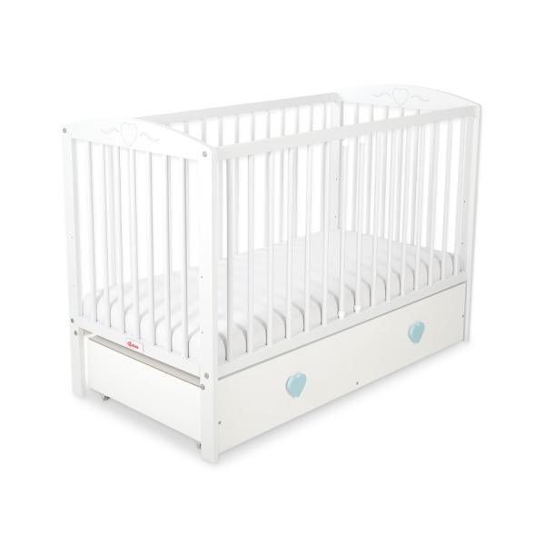 Babybed met Lade 120x60 cm - Harten MAXI