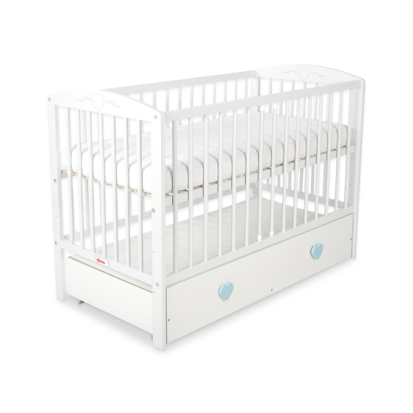 Babybed met Lade 120x60 cm - Harten MAXI