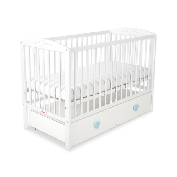Babybed met Lade 120x60 cm - Harten MAXI