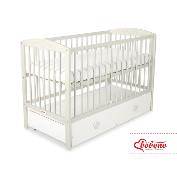 Babybed met Lade 120x60 cm - Harten MAXI
