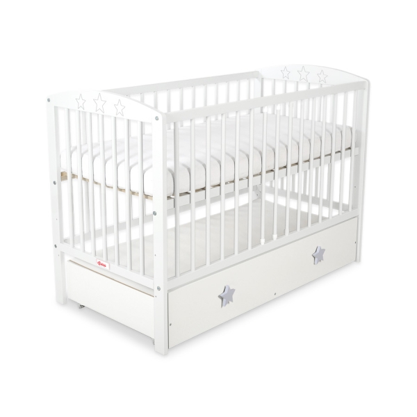 Babybed met Lade 120x60 cm - Sterren MAXI Sterren