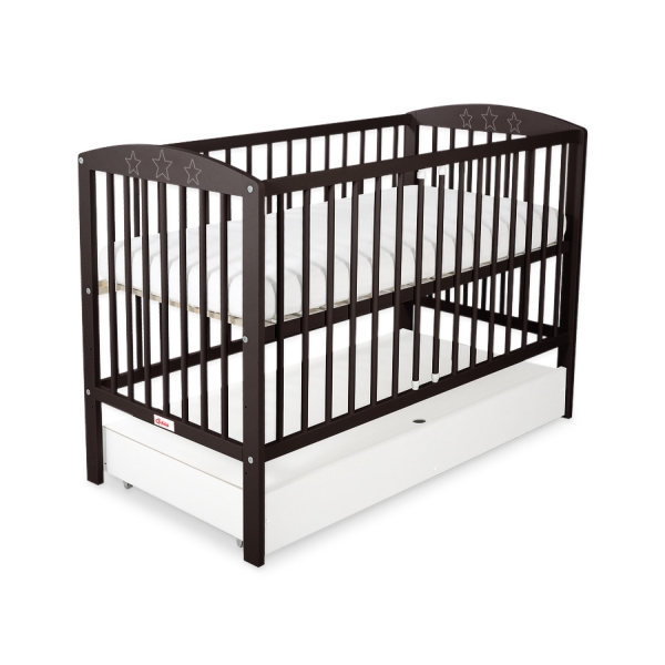 Babybed met Lade 120x60 cm - Sterren STANDARD Sterren