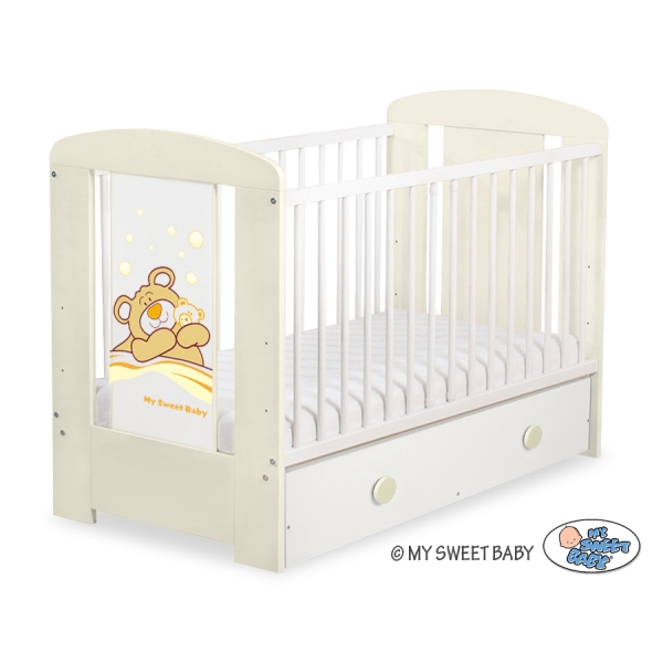 Babybed met Lade 120x60 cm - Tedy Bear Barnaba MAXI Teddy Bear Branaba