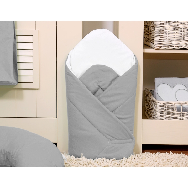 Babynest met versteviging - Harten Antraciet