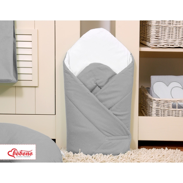 Babynest met versteviging - Harten Antraciet