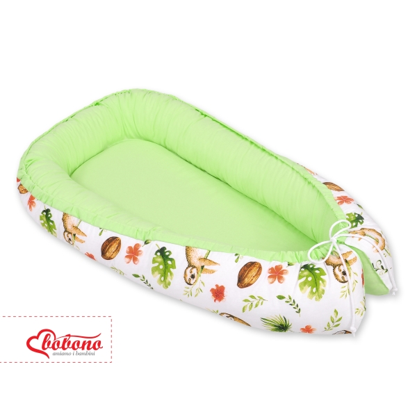 Babynestje Beige Groen Luiaard