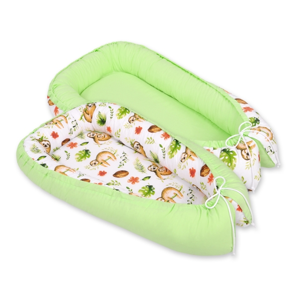 Babynestje Beige Groen Luiaard
