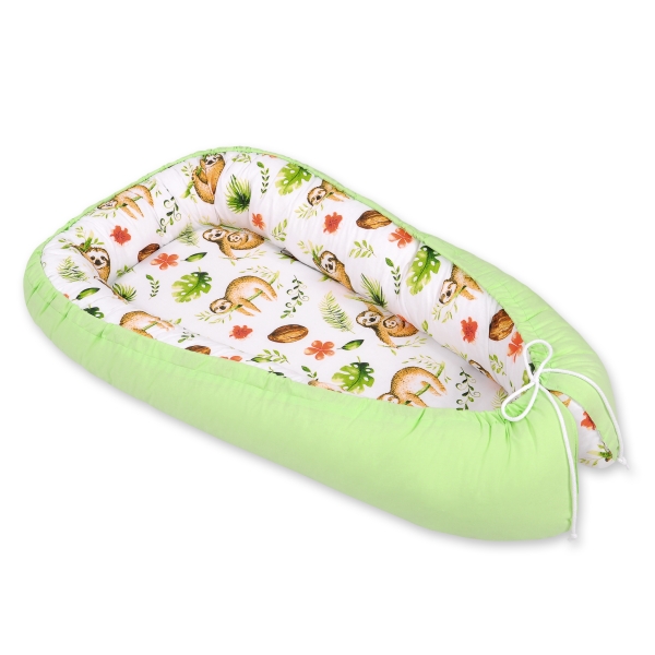 Babynestje Beige Groen Luiaard