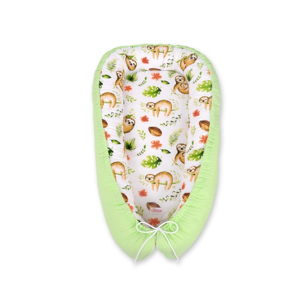 Babynestje Beige Groen Luiaard