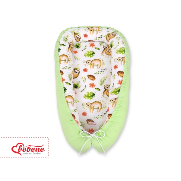 Babynestje Beige Groen Luiaard