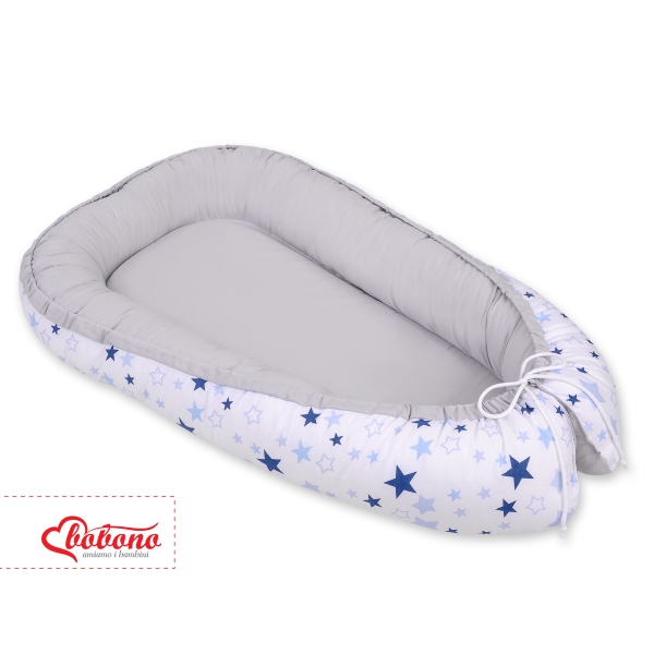 Babynestje Blauw Grijs Sterren