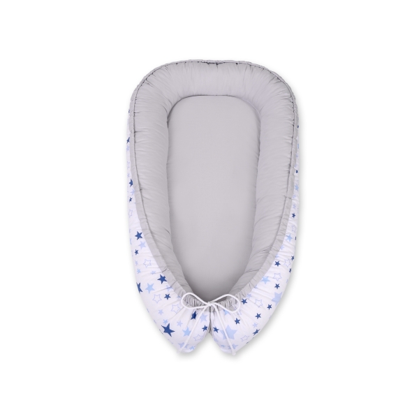 Babynestje Blauw Grijs Sterren