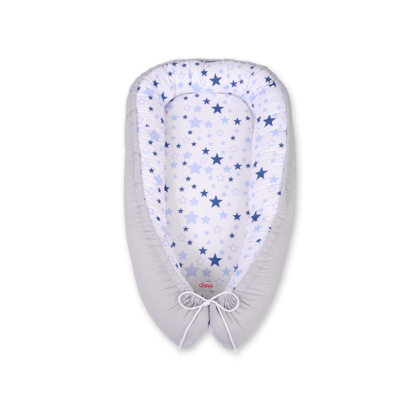 Babynestje Blauw Grijs Sterren
