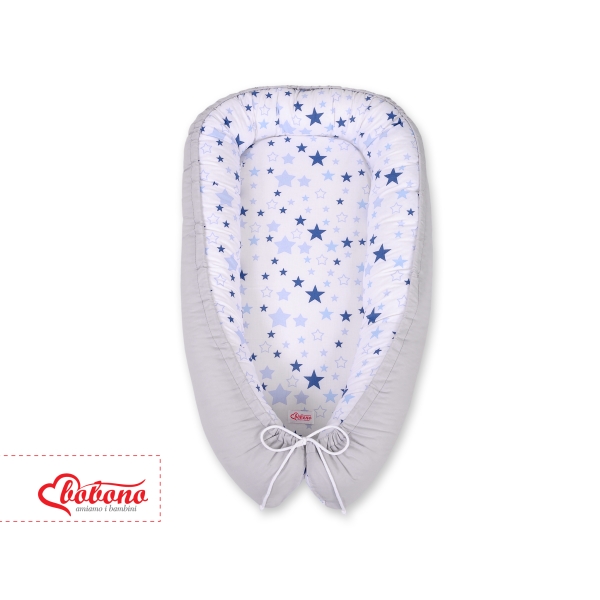 Babynestje Blauw Grijs Sterren