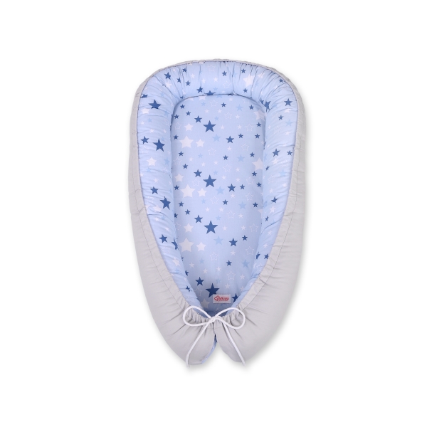 Babynestje Blauw Grijs Sterren