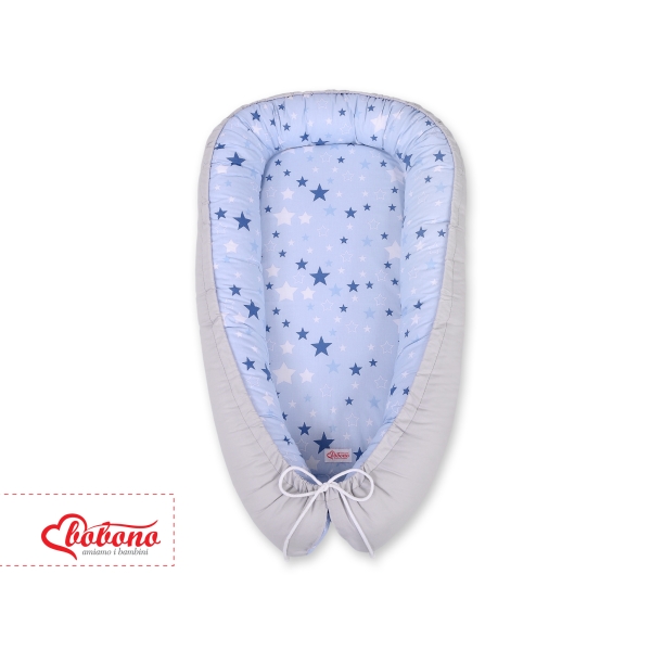 Babynestje Blauw Grijs Sterren
