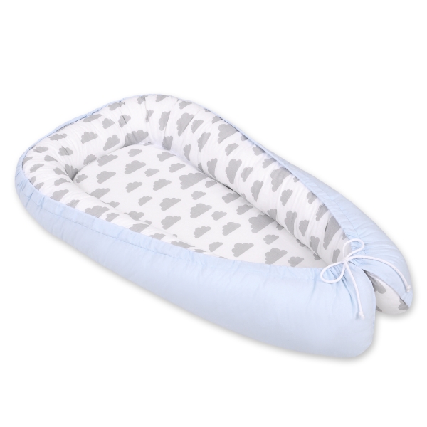 Babynestje Grijs Blauw Wolken