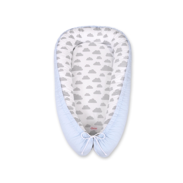 Babynestje Grijs Blauw Wolken