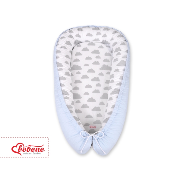 Babynestje Grijs Blauw Wolken