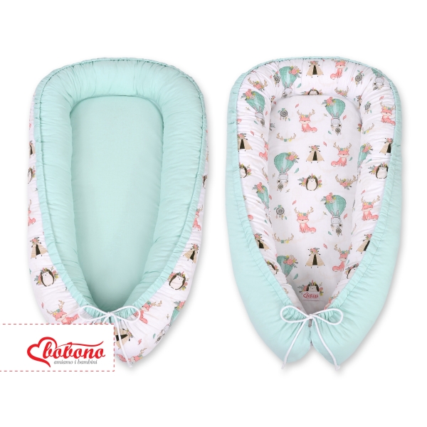 Babynestje Mint Beige Vos