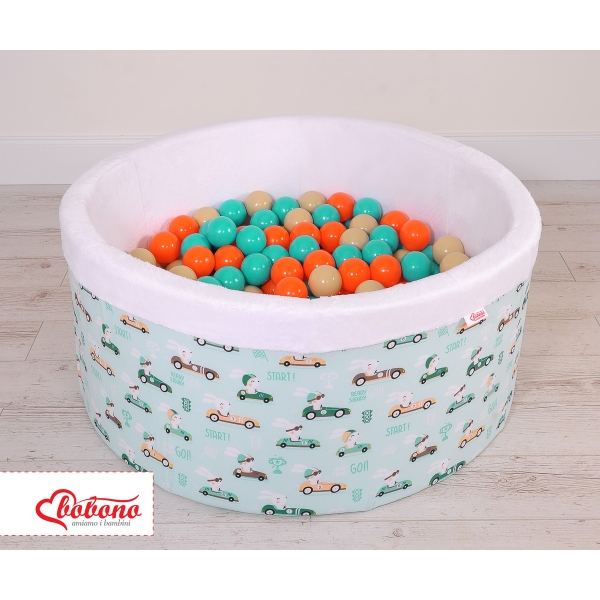 Ballenbak met 200 Ballen Mint