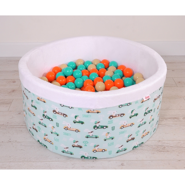 Ballenbak met 200 Ballen Mint
